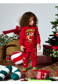 Sinsay - Bluza Grinch - czerwony. Kolor: czerwony