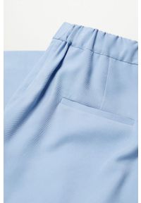 mango - Mango - Spodnie TEMPO. Okazja: na co dzień. Kolor: niebieski. Materiał: tkanina, poliester, materiał, wiskoza. Wzór: gładki. Styl: casual #6