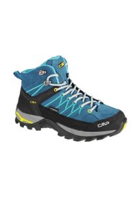 Buty trekkingowe damskie, CMP Rigel Mid. Kolor: wielokolorowy, niebieski, czarny