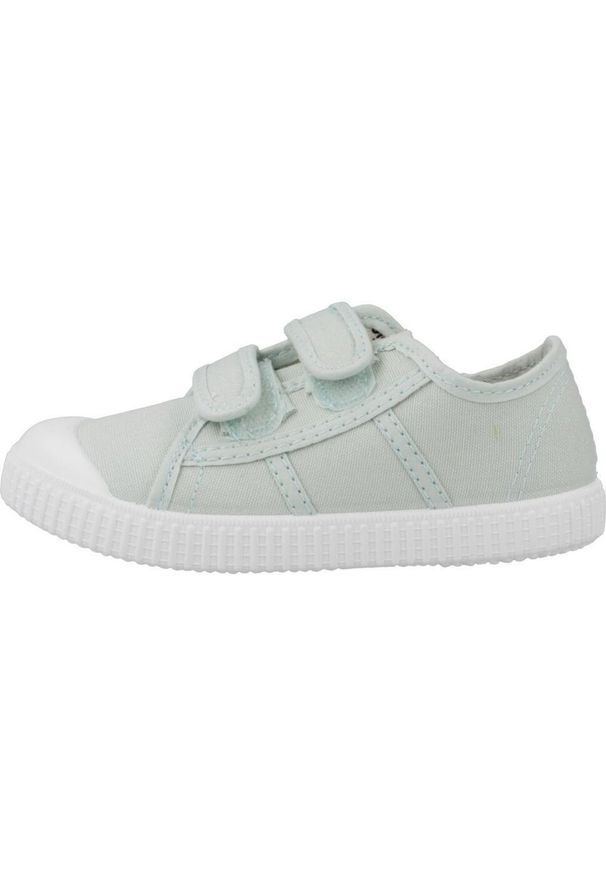 VICTORIA - Buty tenisówki dziecięce Victoria. Kolor: zielony. Materiał: tkanina. Sport: turystyka piesza
