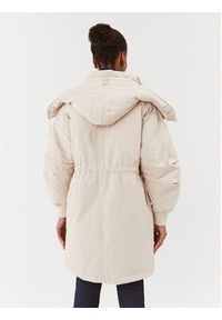 Guess Płaszcz zimowy Rolanda W3BL77 WFVW0 Beżowy Regular Fit. Kolor: beżowy. Materiał: bawełna. Sezon: zima #5
