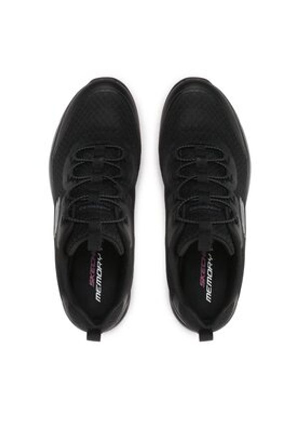 skechers - Skechers Sneakersy Social Orbit 149691/BBK Czarny. Kolor: czarny. Materiał: materiał