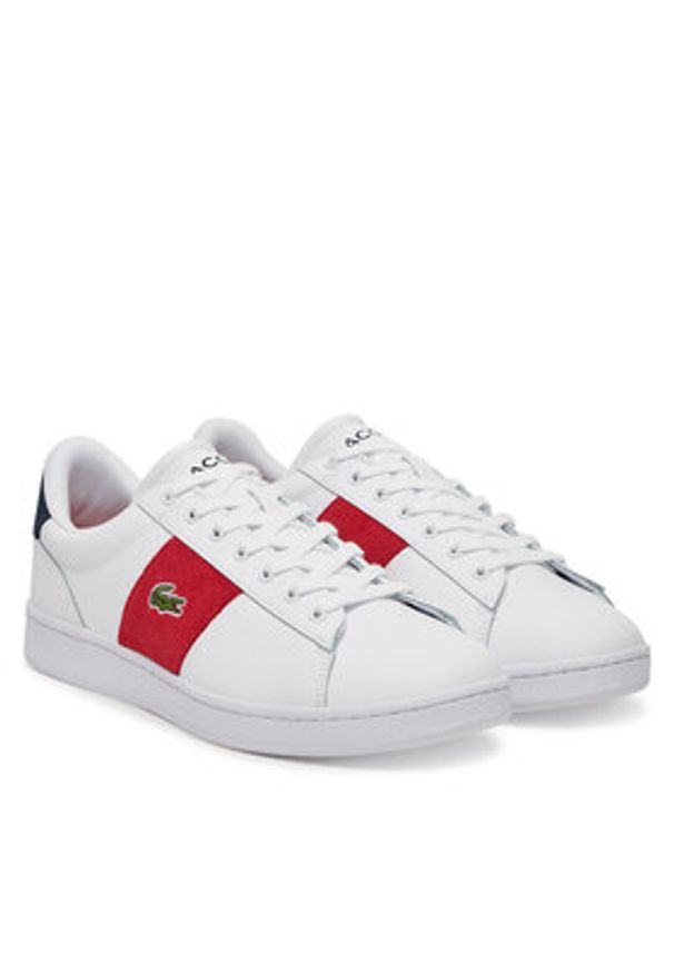 Lacoste Sneakersy Carnaby 7-49SMA0034 Biały. Kolor: biały. Materiał: skóra