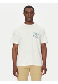 Quiksilver T-Shirt EQYZT08032 Écru Regular Fit. Materiał: bawełna