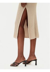 Marella Spódnica ołówkowa Arak2 2513301022 Beżowy Slim Fit. Kolor: beżowy. Materiał: bawełna #4