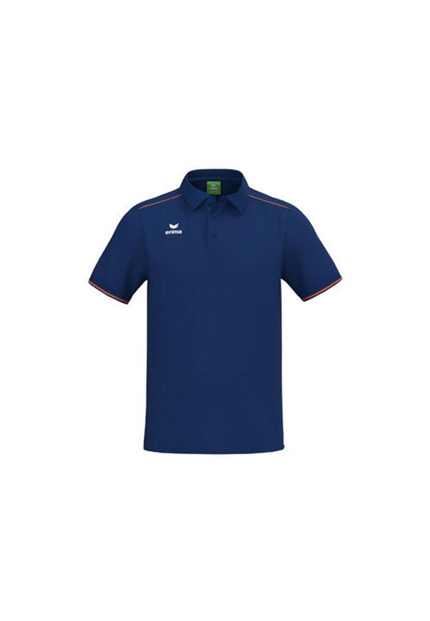 ERIMA - Polo Erima CMPT. Okazja: na co dzień. Typ kołnierza: polo. Kolor: niebieski, wielokolorowy, pomarańczowy. Materiał: tkanina. Styl: casual, sportowy