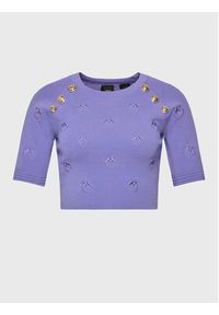 Pinko Sweter Gijon 100136 A0PV Fioletowy Regular Fit. Kolor: fioletowy. Materiał: syntetyk #3