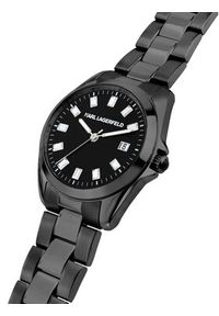 Karl Lagerfeld - KARL LAGERFELD Zegarek R0553101513 Czarny. Kolor: czarny