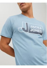 Jack & Jones - Jack&Jones T-Shirt Logan 12228078 Błękitny Standard Fit. Kolor: niebieski. Materiał: bawełna #3