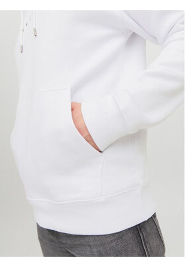 Jack & Jones Bluza 12233972 Biały Relaxed Fit. Kolor: biały. Materiał: syntetyk, bawełna