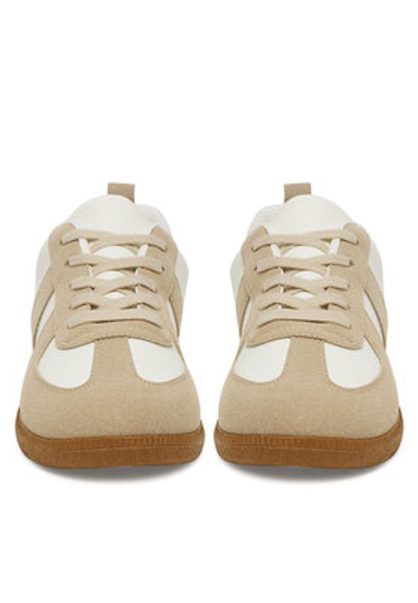 DeeZee Sneakersy AM1106 Beżowy. Kolor: beżowy. Materiał: materiał, syntetyk