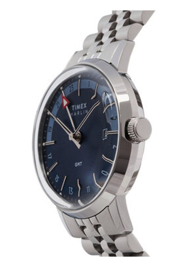 Timex Zegarek Marlin TW2Y47600 Srebrny. Kolor: srebrny