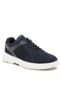 TOMMY HILFIGER - Tommy Hilfiger Sneakersy Core FM0FM04592 Granatowy. Kolor: niebieski. Materiał: materiał