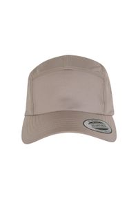 FLEXFIT - Czapka z daszkiem Flexfit Jockey. Kolor: wielokolorowy, beżowy, zielony #2