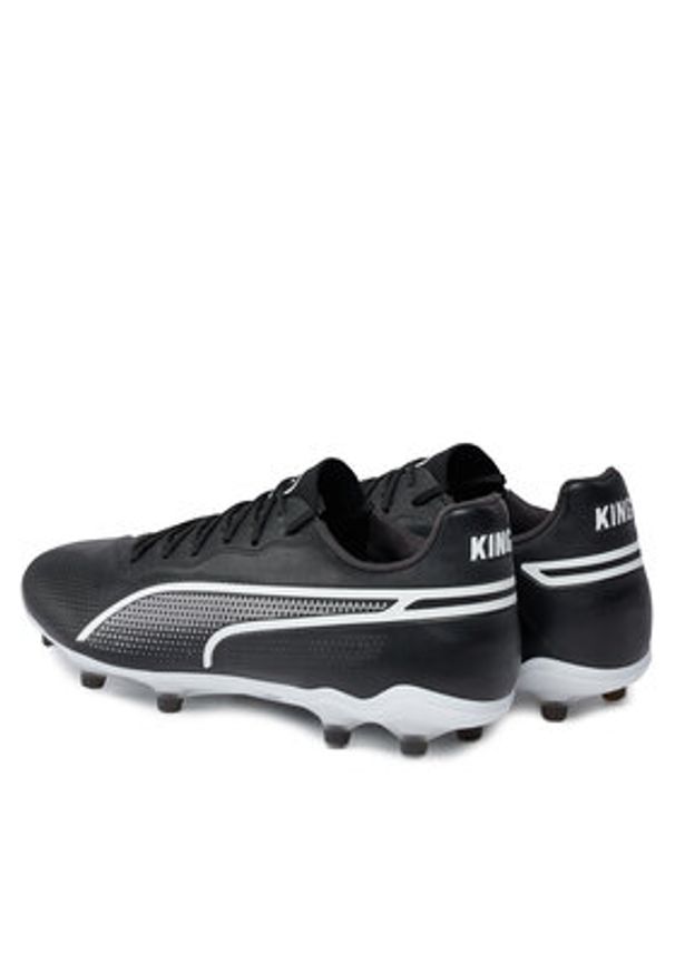 Puma Buty do piłki nożnej King Pro 107566 01 Czarny. Kolor: czarny. Materiał: skóra