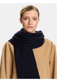 TOMMY HILFIGER - Tommy Hilfiger Szalik Flag Fluffy AW0AW17787 Granatowy. Kolor: niebieski. Materiał: poliester, materiał #4