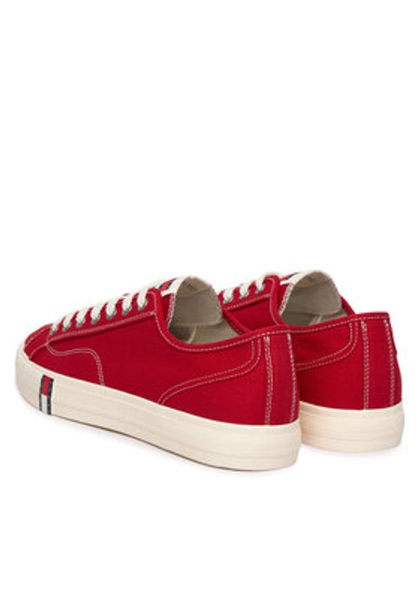 Tommy Jeans Tenisówki Archive Vulc Y2K EM0EM01674 Czerwony. Kolor: czerwony. Materiał: materiał