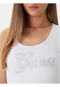 Guess Top W6GP22 K2954 Biały Regular Fit. Kolor: biały. Materiał: syntetyk #3