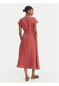 Weekend Max Mara Sukienka letnia Esordio 2615221052 Czerwony Regular Fit. Kolor: czerwony. Materiał: len. Sezon: lato #5