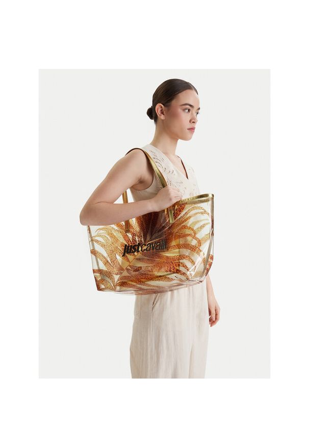 Torebka Just Cavalli. Kolor: złoty