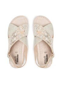 Go Soft Sandały WS123-07 Beżowy. Kolor: beżowy. Materiał: skóra #5