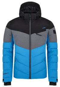 GLENMUIR - Glemo Orisino męska kurtka narciarska 2XL – wodoodporna, wiatroszczelna. Kolor: szary, niebieski, czarny, wielokolorowy, fioletowy. Sezon: zima. Sport: narciarstwo #2