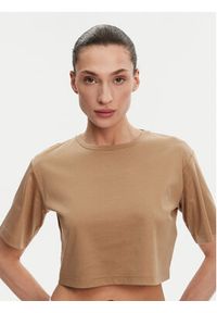 Max Mara Top 2516941098650 Brązowy Regular Fit. Kolor: brązowy. Materiał: bawełna #5