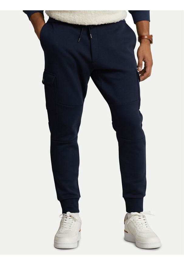 Polo Ralph Lauren Spodnie dresowe 710881522007 Granatowy Regular Fit. Kolor: niebieski. Materiał: syntetyk, bawełna