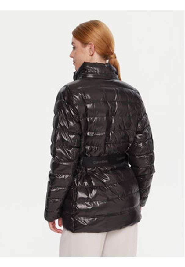 Calvin Klein Kurtka zimowa LV044D542G Czarny Regular Fit. Kolor: czarny. Materiał: syntetyk. Sezon: zima