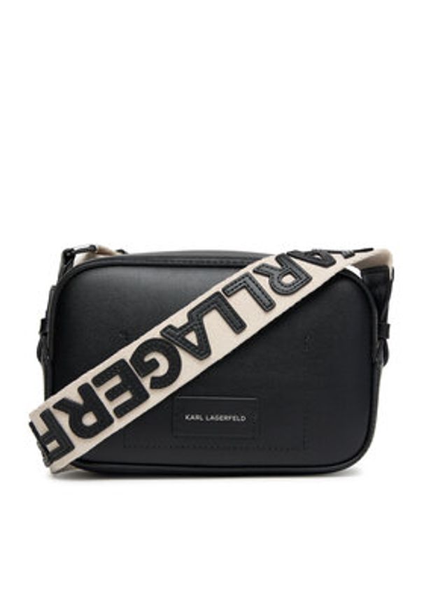 Karl Lagerfeld - KARL LAGERFELD Torebka A3W30310 Czarny. Kolor: czarny. Materiał: skórzane