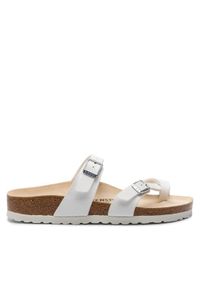 Birkenstock Japonki Mayari 0071053 Biały. Kolor: biały. Materiał: skóra