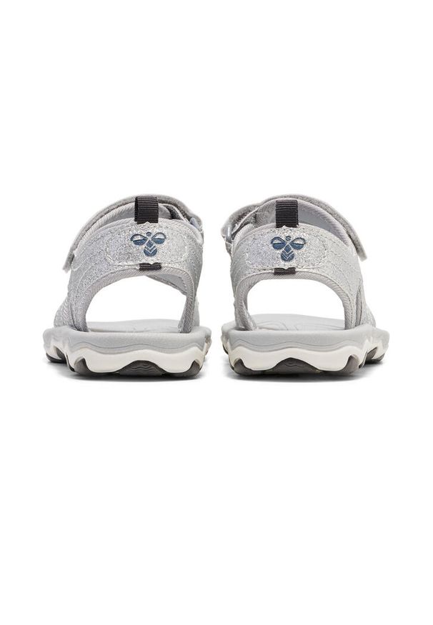 Kapcie dziecięce Hummel sandal glitter. Okazja: na co dzień. Kolor: szary. Styl: casual