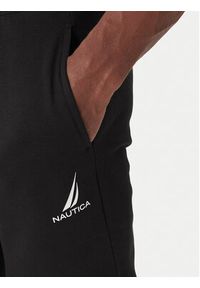 Nautica Spodnie dresowe Nampa N1T04063 Czarny Regular Fit. Kolor: czarny. Materiał: bawełna #4