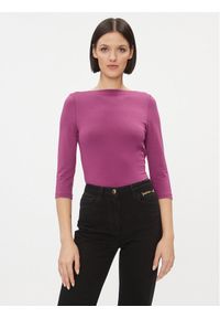 Vero Moda Bluzka 10274133 Fioletowy Regular Fit. Kolor: fioletowy. Materiał: bawełna #1