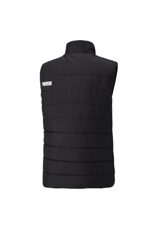Puma - Męski Ocieplacz Na Ciało Essential Padded. Kolor: czarny. Materiał: puch. Sport: turystyka piesza