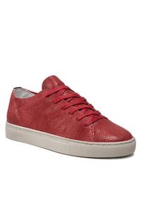 Crime London Sneakersy Low Cut 25297PP1.70 Czerwony. Kolor: czerwony. Materiał: zamsz, skóra #8