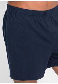 bonprix - Piżama z krótkimi spodenkami. Kolor: niebieski. Długość: krótkie #3