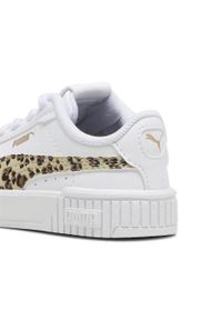 Puma - Sneakersy dla małych dzieci Carina 2.0 Animal Update PUMA White Putty Gold Beige. Kolor: biały, wielokolorowy, beżowy. Sport: bieganie