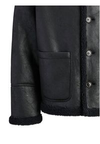 Jack & Jones - Jack&Jones Kurtka z imitacji skóry Cambridge 12282946 Czarny Regular Fit. Kolor: czarny. Materiał: skóra #3