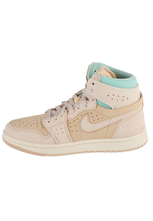 Buty sportowe Sneakersy damskie, Air Jordan 1 W Zoom CMF 2. Kolor: beżowy. Sport: turystyka piesza