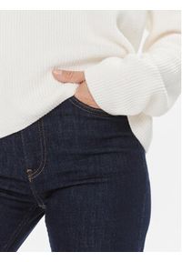 TOMMY HILFIGER - Tommy Hilfiger Golf WW0WW39902 Écru Relaxed Fit. Typ kołnierza: golf. Materiał: bawełna #4