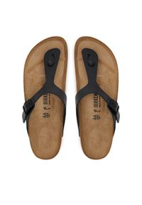 Birkenstock Japonki Gizeh 1029613 Czarny. Kolor: czarny. Materiał: skóra #1