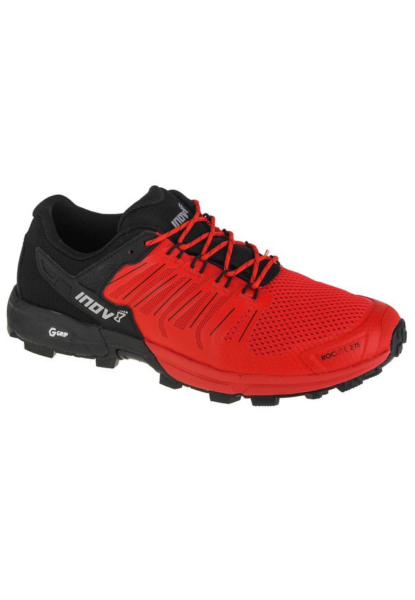 Inov-8 - Buty do biegania męskie, Roclite G 275. Kolor: czerwony, wielokolorowy, czarny. Materiał: guma, materiał, tkanina, syntetyk
