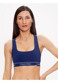 Calvin Klein Underwear Biustonosz top 000QF7185E Granatowy. Kolor: niebieski. Materiał: bawełna