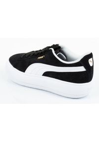 Buty Puma Suede Mayu W 380686 02 czarne. Okazja: na co dzień. Kolor: czarny. Materiał: syntetyk, materiał, guma, zamsz, skóra. Szerokość cholewki: normalna. Model: Puma Suede #5