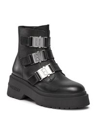 Tommy Jeans Botki Tjw Chunky Boot Hardware EN0EN02443 Czarny. Kolor: czarny. Materiał: skóra #3