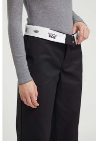 Dickies spodnie 874 damskie kolor czarny proste high waist. Stan: podwyższony. Kolor: czarny. Materiał: tkanina #3