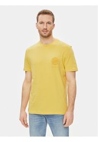 s.Oliver T-Shirt 2129464 Żółty Regular Fit. Kolor: żółty #1