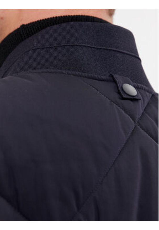 Calvin Klein Kurtka bomber Signature K10K111880 Granatowy Regular Fit. Kolor: niebieski. Materiał: syntetyk