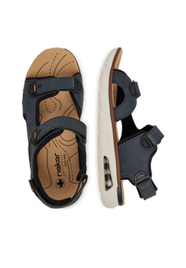 Rieker Sandały 29151-14 Granatowy. Kolor: niebieski. Materiał: syntetyk, materiał